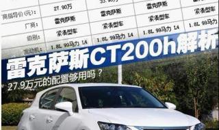 雷克萨斯ct200h怎么样